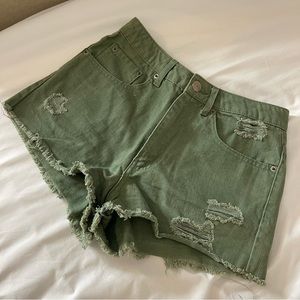 Forever21 Green Shorts